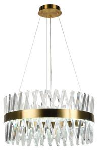 Lampadario a sospensione con filo LED dimmerabile LED/80W/230V 3000-6500K oro + telecomando