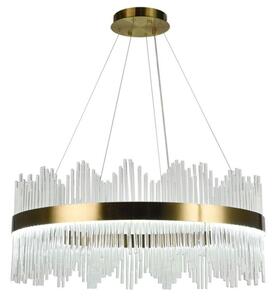 Lampadario a sospensione con filo LED dimmerabile LED/110W/230V 3000-6500K oro + telecomando