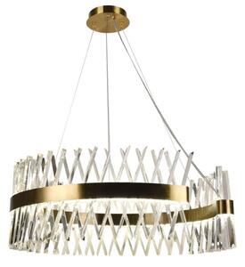 Lampadario a sospensione con filo LED dimmerabile LED/175W/230V 3000-6500K oro + telecomando