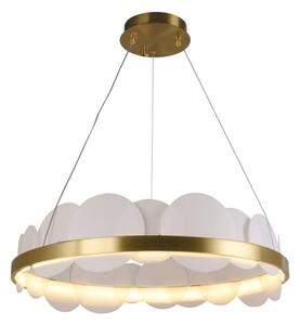 Lampadario a sospensione con filo LED dimmerabile LED/40W/230V 3000-6500K oro + telecomando