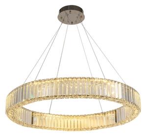 Lampadario a sospensione con filo LED dimmerabile LED/50W/230V 3000-6500K cromo + telecomando