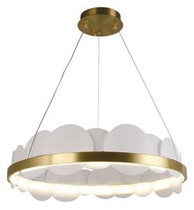 Lampadario a sospensione con filo LED dimmerabile LED/40W/230V 3000-6500K oro + telecomando