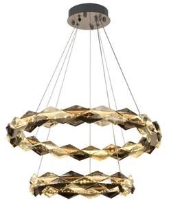 Lampadario a sospensione con filo LED dimmerabile LED/65W/230V 3000-6500K cromo + telecomando