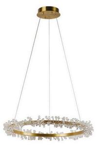 Lampadario a sospensione con filo LED dimmerabile LED/40W/230V 3000-6500K oro + telecomando