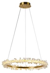 Lampadario a sospensione con filo LED dimmerabile LED/40W/230V 3000-6500K oro + telecomando