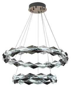 Lampadario a sospensione con filo LED dimmerabile LED/65W/230V 3000-6500K cromo + telecomando