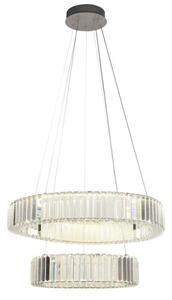 Lampadario a sospensione con filo LED dimmerabile LED/65W/230V 3000-6500K cromo + telecomando