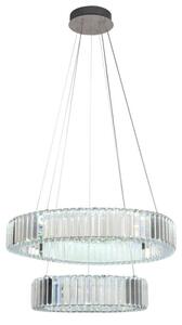 Lampadario a sospensione con filo LED dimmerabile LED/65W/230V 3000-6500K cromo + telecomando