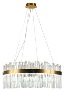 Lampadario a sospensione con filo LED dimmerabile LED/110W/230V 3000-6500K oro + telecomando