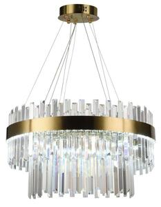 Lampadario di cristallo a LED dimmerabile su una stringa LED/80W/230V + telecomando