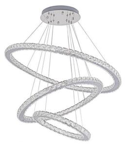 Lampadario a sospensione con filo LED dimmerabile LED/210W/230V 3000-6500K argento + +TC