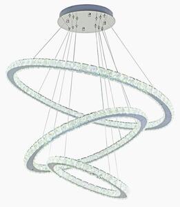 Lampadario LED dimmerabile su cavo LED/210W/230V 3000-6500K argento + DO