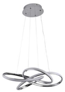 Lampadario a sospensione con filo LED dimmerabile LED/65W/230V 3000-6500K grigio + telecomando