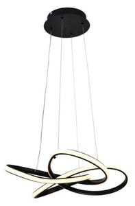 Lampadario a sospensione con filo LED dimmerabile LED/40W/230V 3000-6500K nero + telecomando
