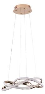 Lampadario a sospensione con filo LED dimmerabile LED/65W/230V 3000-6500K oro + telecomando