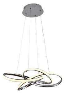 Lampadario a sospensione con filo LED dimmerabile LED/65W/230V 3000-6500K grigio + telecomando
