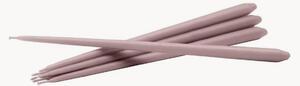 Set di 6 candele a bastoncino dipinte a mano Soft Rose
