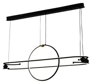 Lampadario a sospensione con filo LED dimmerabile LED/95W/230V 3000-6500K + telecomando