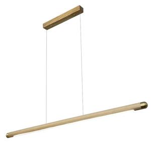 Lampadario LED a sospensione con filo LED/22W/230V 4000K 120 cm cenere/legno solido