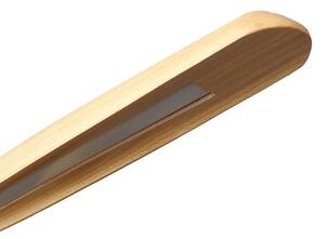 Lampadario LED a sospensione con filo LED/22W/230V 4000K 130 cm faggio/legno solido