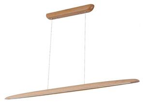 Lampadario LED a sospensione con filo LED/26W/230V 4000K 150 cm faggio/legno solido