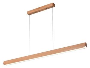 Lampadario LED a sospensione con filo LED/22W/230V 4000K 120 cm faggio/legno solido