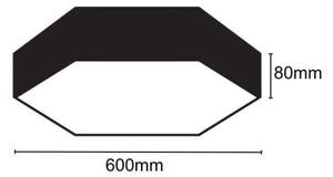Plafoniera LED LED/40W/230V 4000K diametro 60 cm