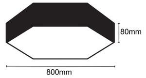 Plafoniera LED LED/70W/230V 4000K diametro 80 cm