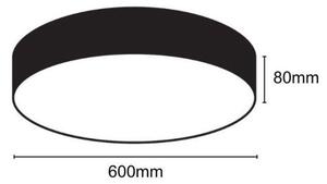Plafoniera LED LED/35W/230V 4000K diametro 60 cm