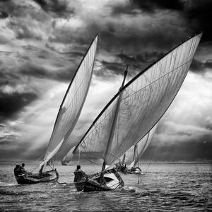 Fotografia Sailboats and Light, Angel Villalba