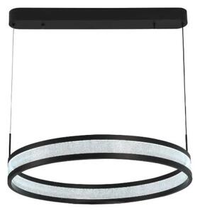 Lampadario a sospensione con filo LED dimmerabile LED/45W/230V nero + telecomando