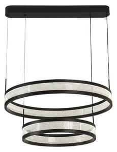 Lampadario a sospensione con filo LED dimmerabile LED/70W/230V nero + telecomando