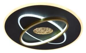 Plafoniera LED dimmerabile LED/80W/230V nero + telecomando