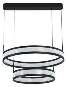 Lampadario a sospensione con filo LED dimmerabile LED/70W/230V nero + telecomando