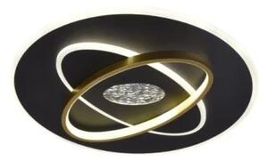 Plafoniera LED dimmerabile LED/80W/230V nero + telecomando