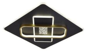Plafoniera LED dimmerabile LED/90W/230V nero + telecomando
