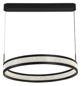 Lampadario a sospensione con filo LED dimmerabile LED/45W/230V nero + telecomando