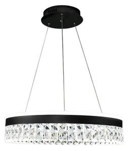 Lampadario a sospensione con filo LED dimmerabile LED/90W/230V 3000-6500K nero + telecomando