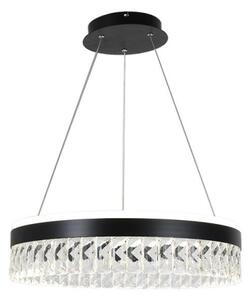 Lampadario a sospensione con filo LED dimmerabile LED/90W/230V 3000-6500K nero + telecomando