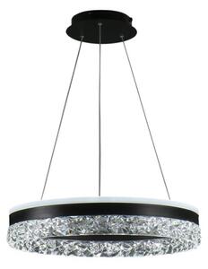 Lampadario a sospensione con filo LED dimmerabile LED/80W/230V 3000-6500K nero + telecomando