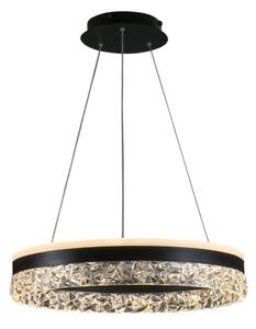 Lampadario a sospensione con filo LED dimmerabile LED/80W/230V 3000-6500K nero + telecomando