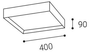 LED2 - Plafoniera LED MILO LED/30W/230V white 3000/4000K