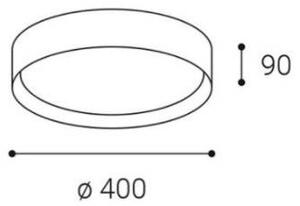 LED2 - Plafoniera LED dimmerabile MILA LED/30W/230V