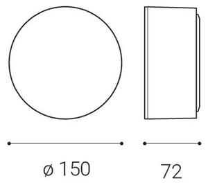 LED2 - Plafoniera LED BUTTON LED/12W/230V CRI 90 bianco