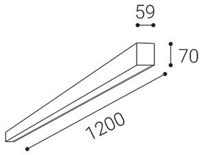 LED2 - Plafoniera NOLI LED/40W/230V 3000K/3500K/4000K bianco