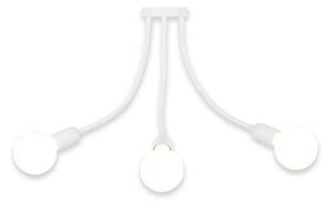 Top Light Galileo 3 B - Lampadario a sospensione con supporto rigido 3xE27/40W/230V bianco