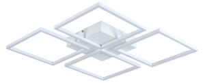 Top Lampada - Lampadario a plafone LED dimmerabile R4xLED/16,25W/230V quadrato bianco + +TC