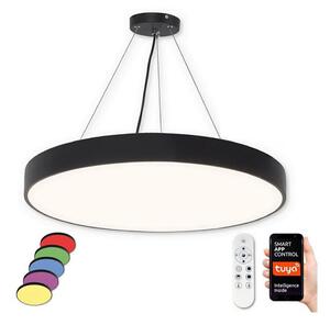 Top Lampada- LED RGB Lampadario dimmerabile a sospensione con filo LED/60W/230V Wi-Fi Tuya nero + +TC