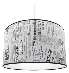 Lampadario NEWSPAPER 1xE27/60W/230V