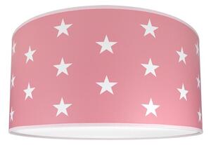 Plafoniera per bambini STARS PINK 2xE27/60W/230V rosa